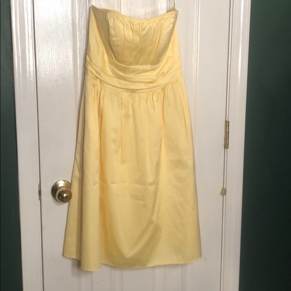 David's Bridal Dresses & Skirts - Davids Bridal short yellow formal dress size 2